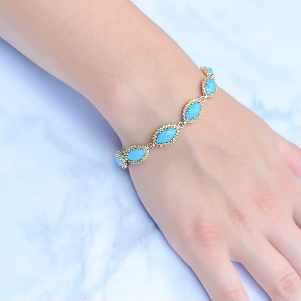 Kendra Scott 14k Plated Gold Magensite Bracelet